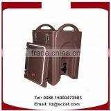 Cafes Double Wall Plastic Beverage Container, Insulation Container for Hot and Cold Beverage thumbnail-2