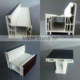 5 Chamber Plastic Profile; High Heat and Sound Insulation Property UPVC Profile; 3 Glass Window Profile