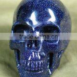 Natural Lapis Lazuli Skull thumbnail-1