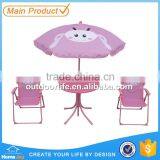 Hot Selling Cheap Kids Table and Chair Set With Umbrella, Folding Children Patio thumbnail-4