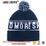 Top Quality Custom Knit Beanie Pom/top Pom Cuffed Beanie/3d Beanie thumbnail-4