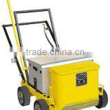 Hand propelled pedestrian line marking machine