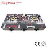 Color Printed Glass Top High Quality Big Burner Gas Stove JY-TG3016 thumbnail-1