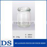 200ml Wholesale High Quality Clear Glass Jars for Strawberry Jam thumbnail-3