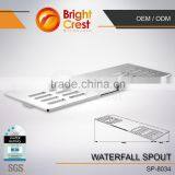 Stainless Steel Deck Mounted Water Fall Bath Faucet Spout