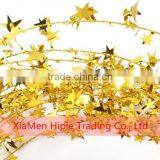 Handmade Glittering Star Tinsel Wire Garland Christmas Xmas Decoration thumbnail-6