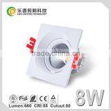 Manufacturer Good Quality High CRI Sharp COB Dimmable 8W LED Downlight Cutout 80mm