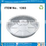 10 Inch Aluminium Foil Food Container for Baking Pizza Halloween Roast Pan Turkey Pan thumbnail-1