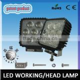 Epistar super bright waterproof IP68 RGD1006 auot led work lamps 35w led work light