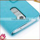 Flip PU Stand Leather Wallet Case Cover for LG G2 Stylus Case