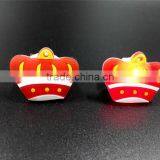 Cute Flower Design Decoration & Celebration Promotional LED Party Rings