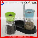 Wholesale New Design Strong Ceramic Rotor Salt Grinder Set With Spice Rack thumbnail-2