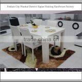 Hot Selling Modern Tempered Glass Dining Table Set