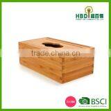 Promotional Bamboo Napkin Box,wood Tissue Box,bamboo Paper Holder thumbnail-4