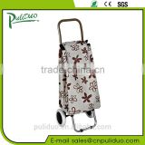 Multifunctional Stair-climbing Foldable Plastic Shopping Trolley With Logo