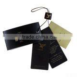 Matt Black Hangtag,custom Logo Hangtag,embossing Hangtag