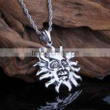 Hot Sale Products Fashion Stainless Steel Sun Pendant thumbnail-1