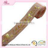 3D Gold&silvery Plate Logo Ribbon Weddind Personalized Customized Ribbon Thermal Transfer Wholesale Satin Ribbon Factoty thumbnail-4