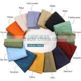 Wholeasle Cotton Twill Casual Pants Slim Fit Cotton Chino Pants for Men thumbnail-4