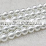 Hot Selling 8MM White Color Pearl Round Beads Jewelry Ornament