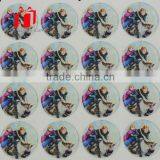 Adhesive Crystal Epoxy Sticker, glitter epoxy dome sticker