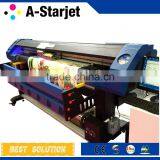 Large Format LED UVW Inkjet Printing machine for Printing on Textile/Leather / PU , CMYK+White Ink
