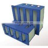 SGS ISO CE JOWELL&alluminum Frame Hepa V-bank Air Conditioning Filter