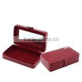 Chinese Factories Wholesale Custom High-grade Leather Jewelry Box, Red Beautiful Gift Box