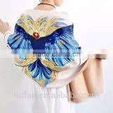 2017 New Arrival Fahion Print Silk Women Muslim Head Scarf thumbnail-1