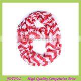 Hot sale chevron stripe infinity scarf wholesale