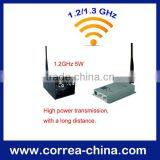1.2GHz 5W Long Range Wireless AV Video Audio Transmitter thumbnail-1
