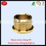 China Manufacture CNC Turned Small Tolerance Brass Sleeve Bushing thumbnail-3