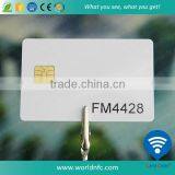 Blank Printable Plastic PVC FM24C512 FM4428 Contact Smart Card thumbnail-1