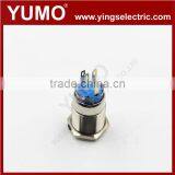 LA19-ASJ-11D-IP67-S B 24V Medical Treatment Elevator Equipment Micro Switch Waterproof Metal Push Button thumbnail-3