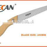 wooden handle prunning hand saw for cutting tree