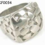 Customized Titanium Steel Jewelry Ring / 316l Stainless Steel Rings Men thumbnail-4