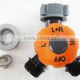 2-Way Garden Hose Splitter With Dial Switch thumbnail-4