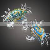 Hand Made Small Home Decorative Blue Crabs Sculpture thumbnail-4