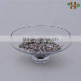 Clear Glass Fruit Plate, Clear Glass Fruit Bowl thumbnail-1