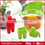 Food Grade Silicon Tea Infusion Balls Human Shape Mr.tea thumbnail-3