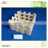 Unfinished Compartments Wood Milk Food Crate Tray thumbnail-5
