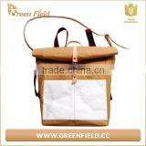 Washable Kraft Paper Backpack Brown And White Paper Laptop Backpack thumbnail-2