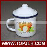 Most Popular no Fade Printed Enamel Mugs Tea Cup for Drinking thumbnail-6