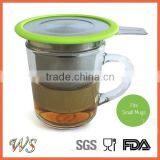 WS-TS18 Stainless Steel Mug Tea Filter Tea Infuser Bottle With Silicone Rimmed Lid thumbnail-4