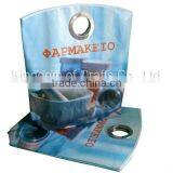 4C filming printing shopping bag with metal circle