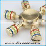 Newest Mini Finger Spinner Toy Copper Material Wholesale Hand Finger Fidget Spinner thumbnail-5