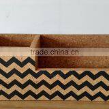 Wave Printed High Quality Office Cork Desk Organizer thumbnail-2