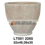 Vietnam Romance Stylish Light Scratch Terracotta Planter thumbnail-1
