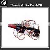 1 Bottles Display Iron Wire Wine Holder Decorative Wine Bottle Holders thumbnail-2