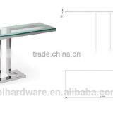 Factory Price Euro Style Stainless Steel Base Glass Console Table thumbnail-4